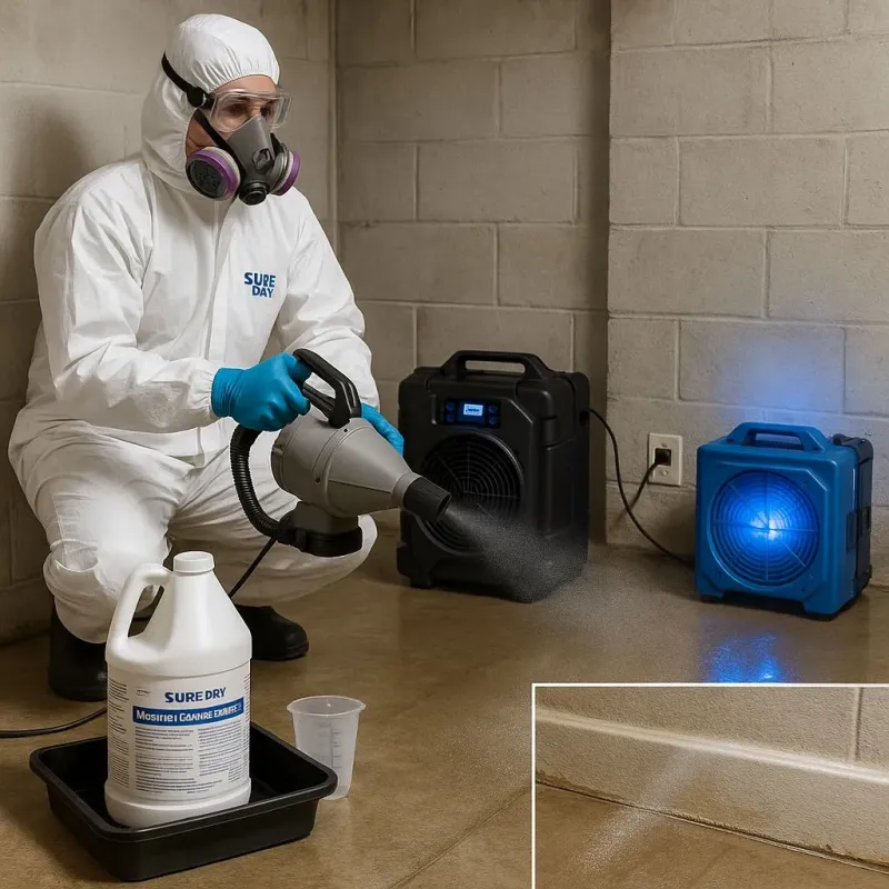 Sanitization and Odor Removal process in Malden, MA