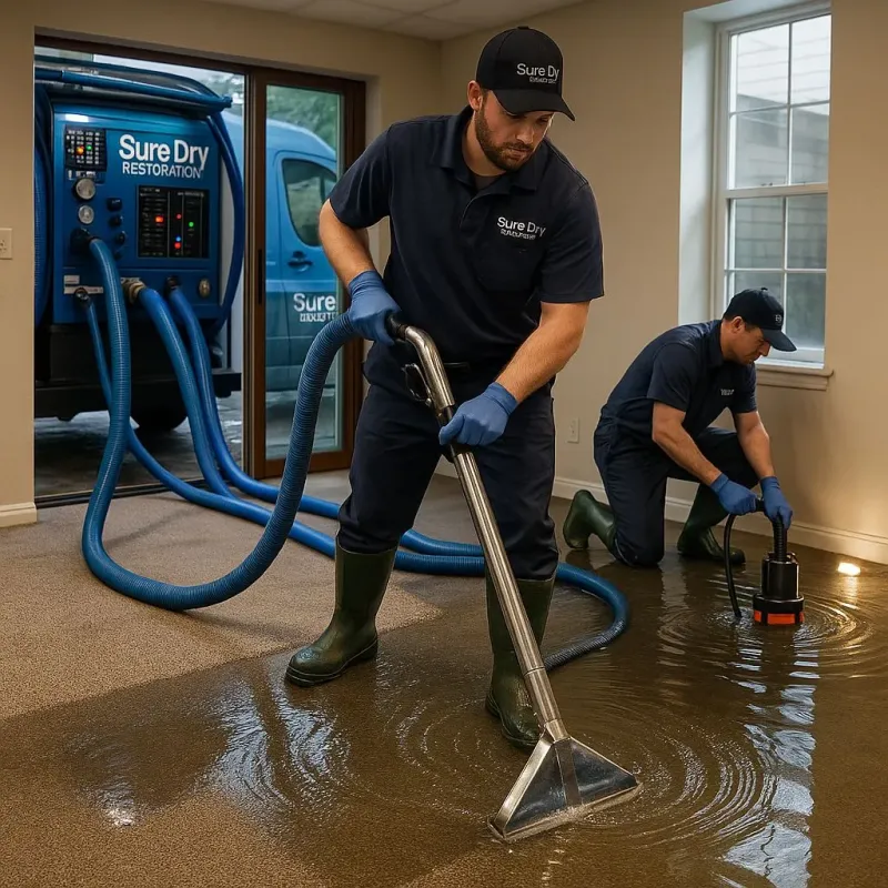 Water Extraction and Removal process in Malden, MA